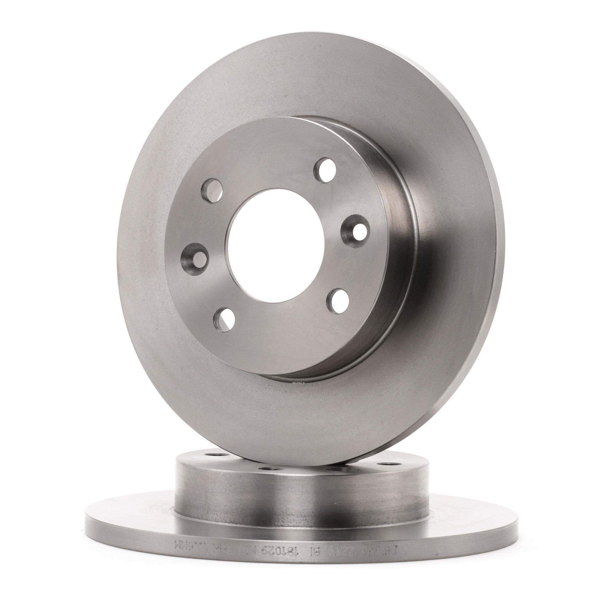 FREN DİSKİ R9   85-00 / R11 85-00 / R19 88-00 / EXPRESS 85-98 / TWINGO I 96-07 / ÖN DÜZ 238-4 (SET)