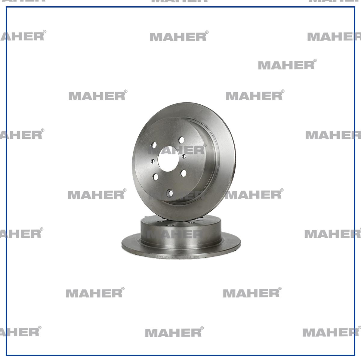 FREN DİSKİ YARIS 00-06 / COROLLA 01-04 VERSO / PRIUS 04= 268-4  ARKA
