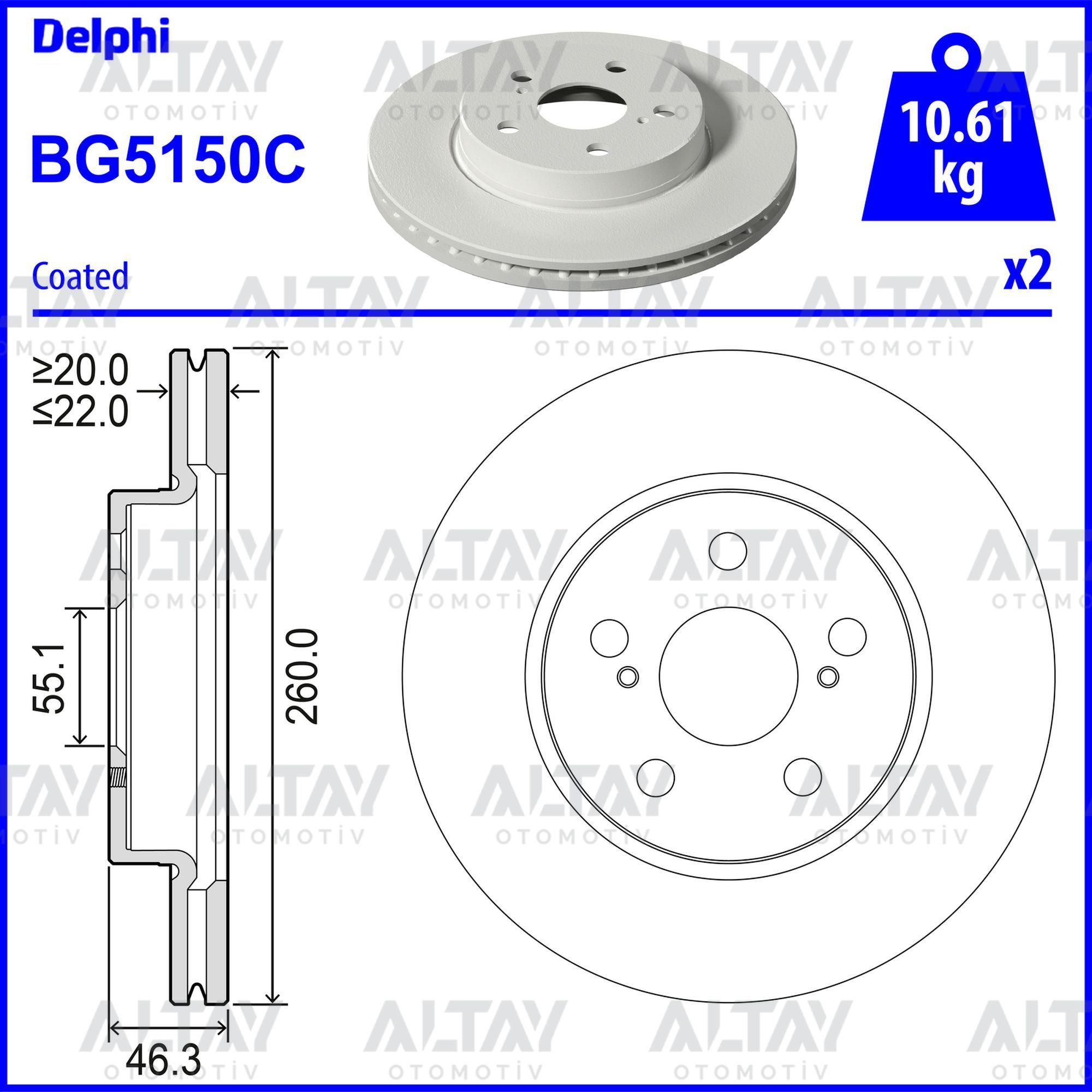 FREN DİSKİ YARIS 20= ÖN (SET)