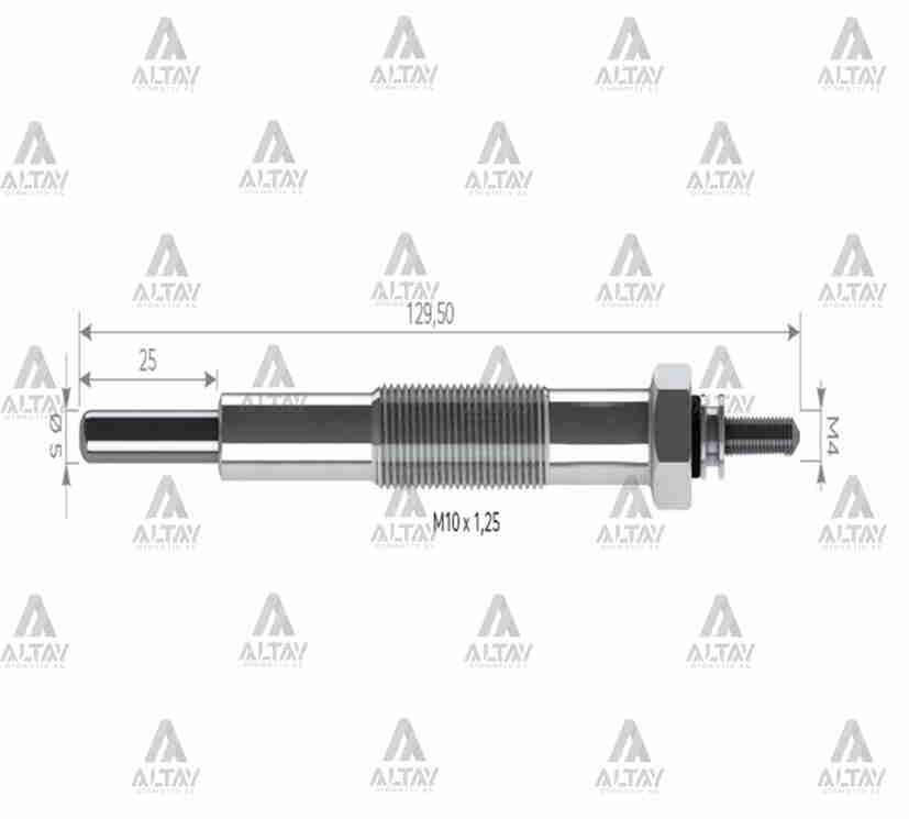 KIZDIRMA BUJİSİ (ISITMA) CANTER 659 EURO3 23V.