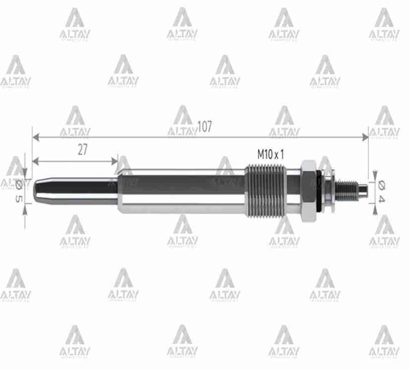 KIZDIRMA BUJİSİ (ISITMA) GRAND VITARA / PARTNER / BERLINGO / C4 / C5 2.0 HDI / 11V.