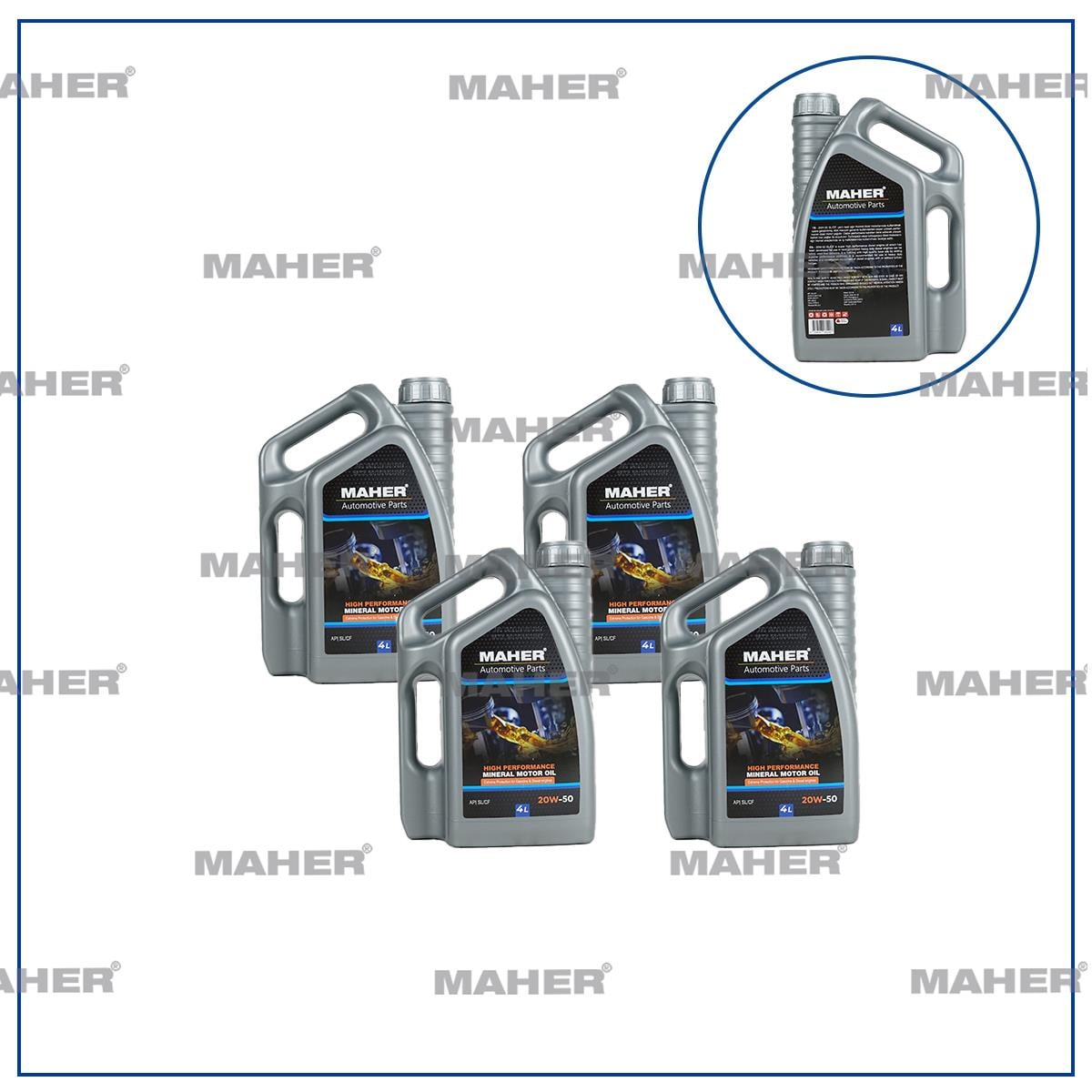 MOTOR YAĞI 20W/50 SL-CF / 4lt