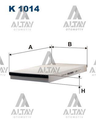 POLEN FİLTRESİ ASTRA G / ASTRA H / ZAFIRA A 98= KARBONSUZ