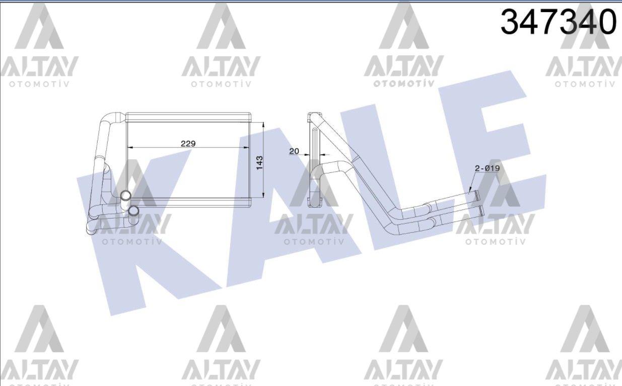 RADYATÖR KALORİFER IX-35 10-15 / SPORTAGE 11-15