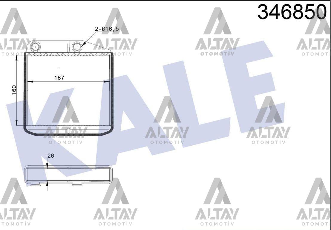 RADYATÖR KALORİFER LINEA 07= / EGEA 15= / NEMO 07= / DOBLO 10= / FIORINO 07= / BIPPER 08= / CORSA D 06-14 / PUNTO EVO 09-12 / COMBO D 12=  / PUNTO 12= BRAZING