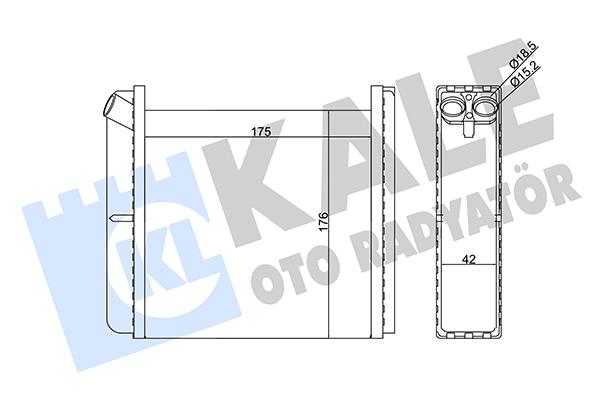 RADYATÖR KALORİFER VECTRA A 18SV-C20XE-C20NE-20NE