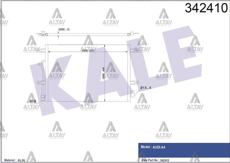 RADYATÖR KLİMA A4 01-05= MEKANİK