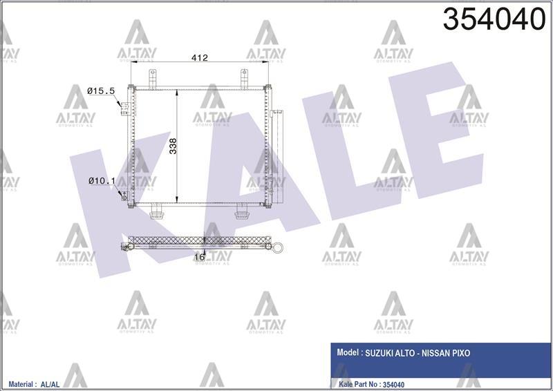 RADYATÖR KLİMA ALTO 09= 1.0