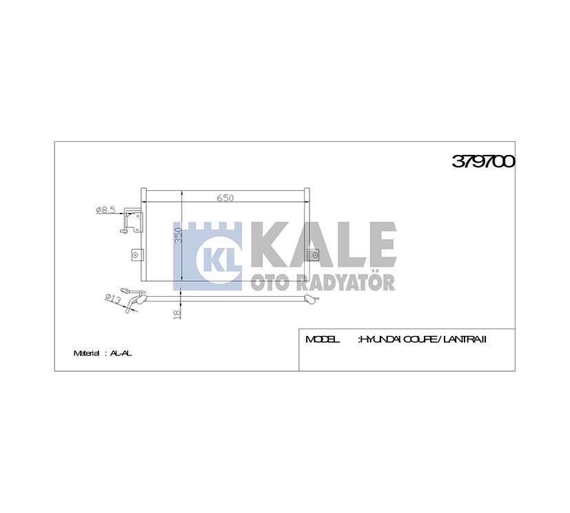 RADYATÖR KLİMA ELANTRA 96-01