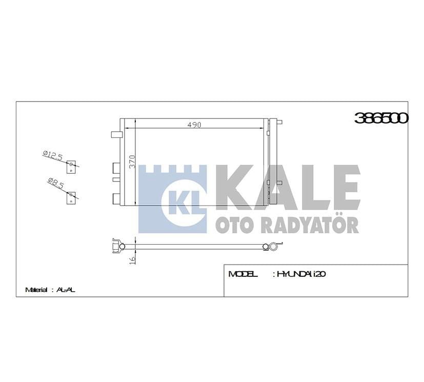 RADYATÖR KLİMA I-20 09-12 BENZİNLİ