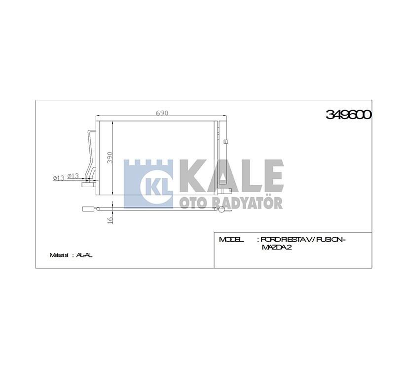 RADYATÖR KLİMA IX-35 10-15 / SPORTAGE 11-15 1.6 BENZİNLİ