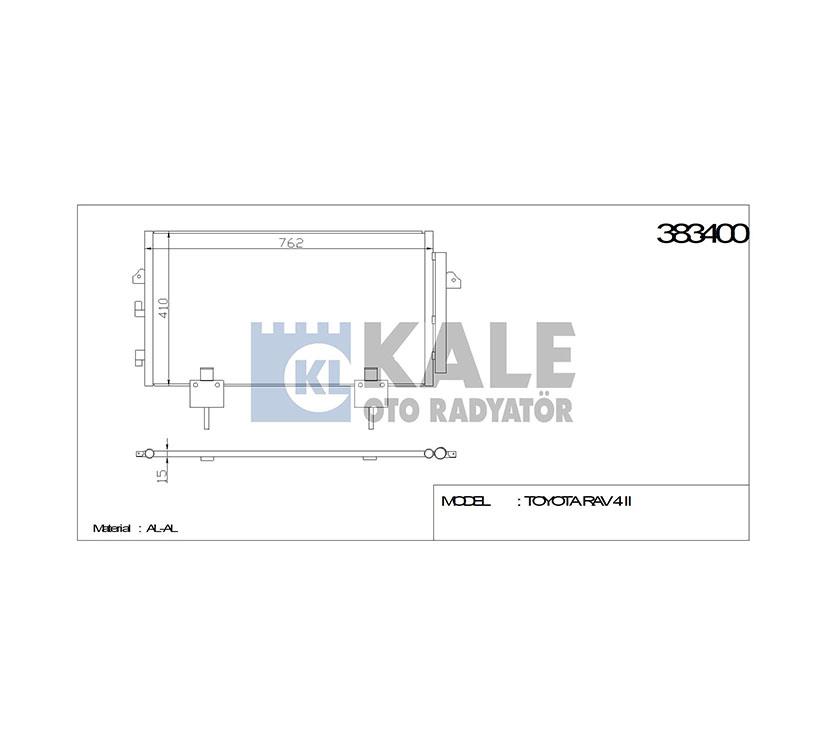 RADYATÖR KLİMA RAV-4 00-06 2.0 BENZİNLİ