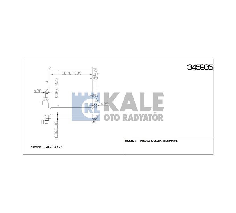 RADYATÖR SU ATOS  98-02 A-T BRAZING