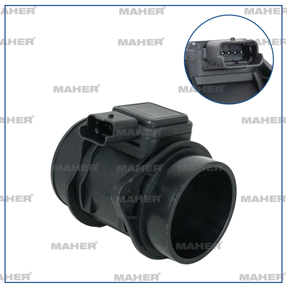 SENSÖR HAVA AKIŞ 206 / 207 / C1 / C2 / C3 / FIESTA 1.4-1.6HDI - TDCI