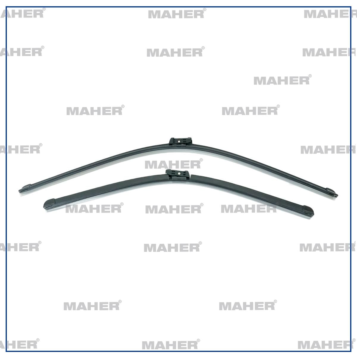 SİLECEK SÜPÜRGESİ TAKIM A5 / Q3 11-18 / TT / KODIAQ 16= / PANAMERA 16= 16mm BUTON 24+21 A862S (600mm+530mm)