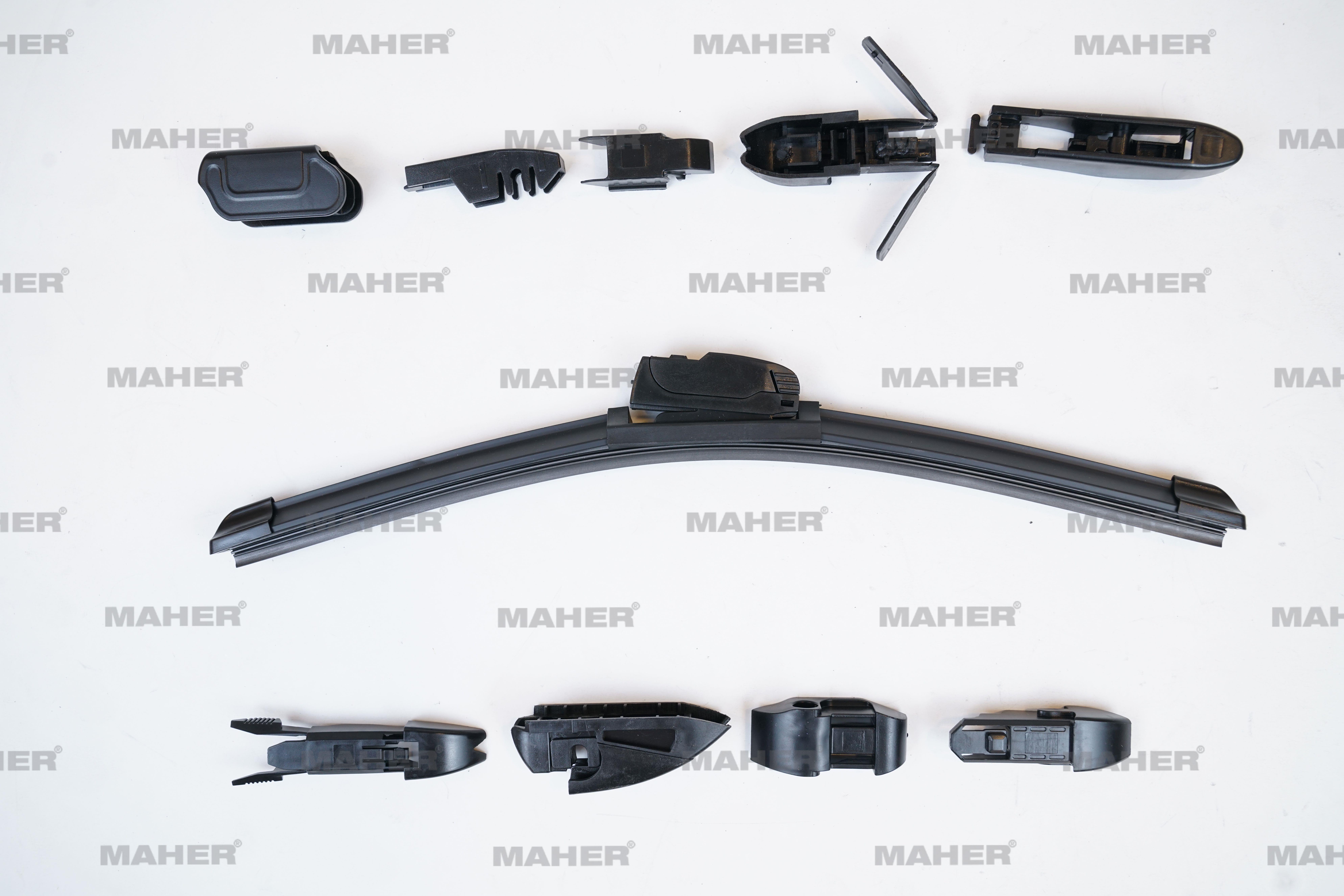 SİLECEK SÜPÜRGESİ TEK TİP ÜNİVERSAL 10 APARATLI 14 MUZ (350mm)