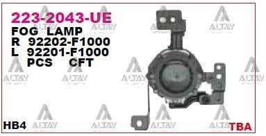 SİS LAMBASI SPORTAGE 16-19 ÖN SOL