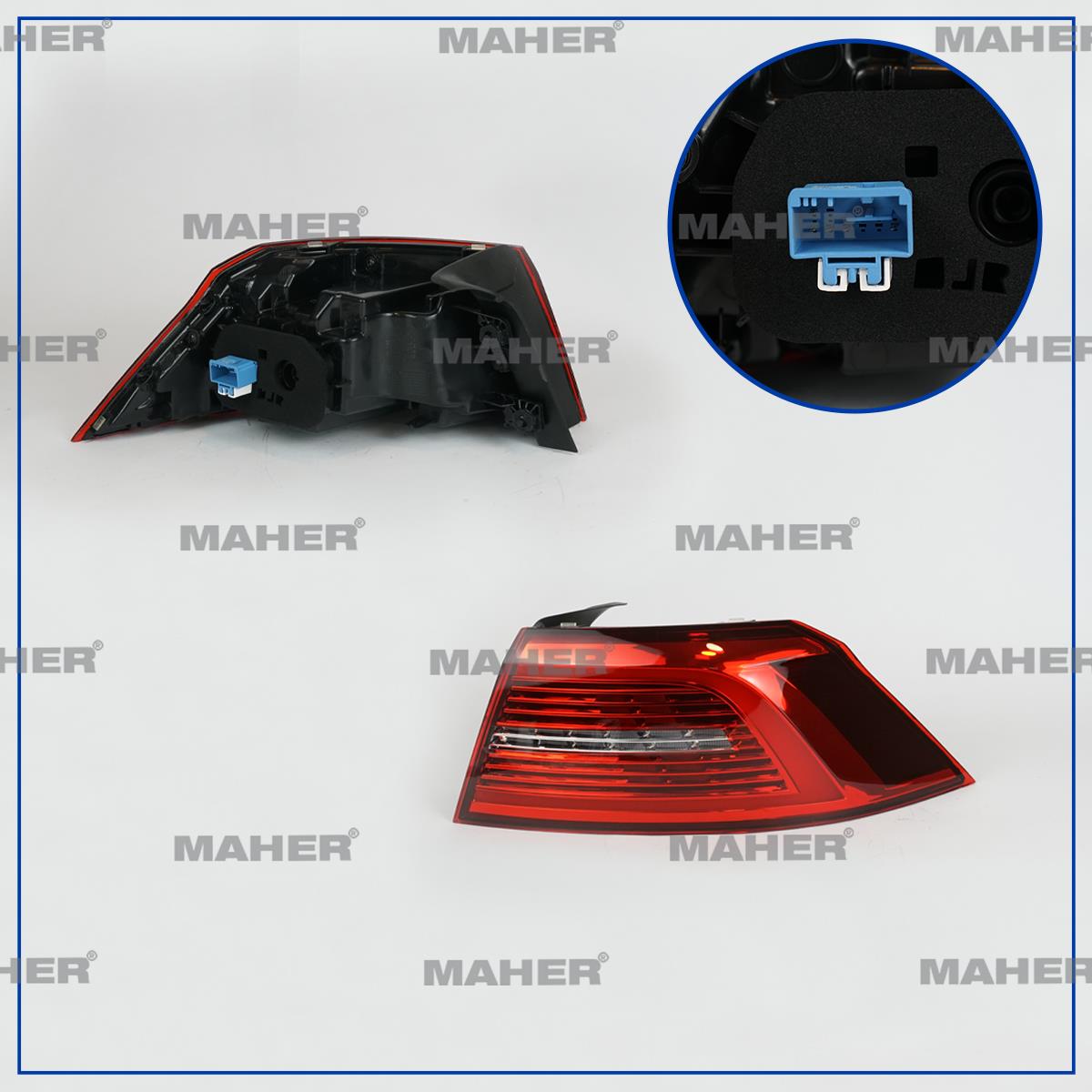 STOP LAMBASI PASSAT 14-19 DIŞ SAĞ LED HIGHLINE