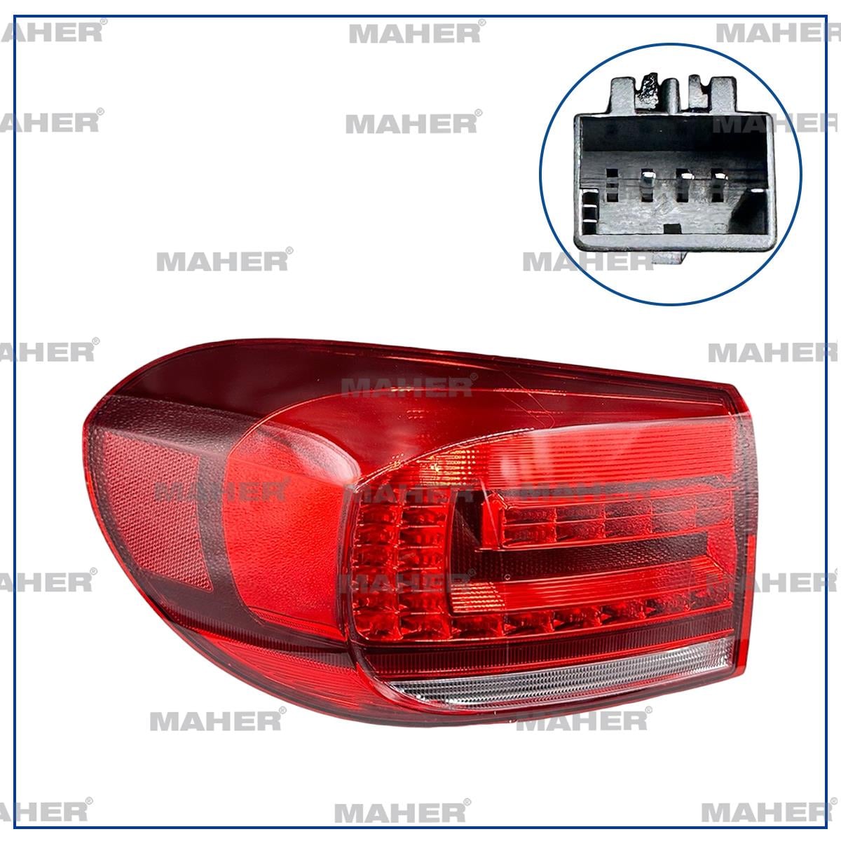 STOP LAMBASI TIGUAN 12-15 LED DIŞ SOL