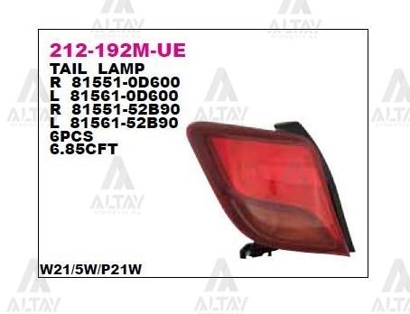 STOP LAMBASI YARIS 14= SAĞ