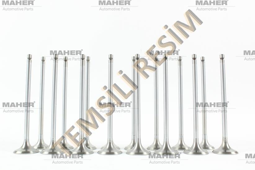 SUPAP TAKIM L-300 Y.M. L-200 STAREX 04- KMY 05-12 0.50 (IN-4 ÖLÇÜ:40x8x130.2 / EX-4 ÖLÇÜ:34x8x129.9)