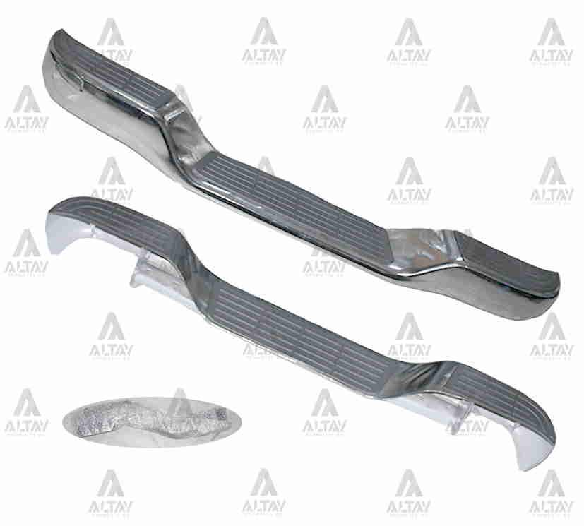 TAMPON HILUX ARKA  98-05 KROM ALTI OVAL BAĞLANTI BRAKETLERİYLE SET