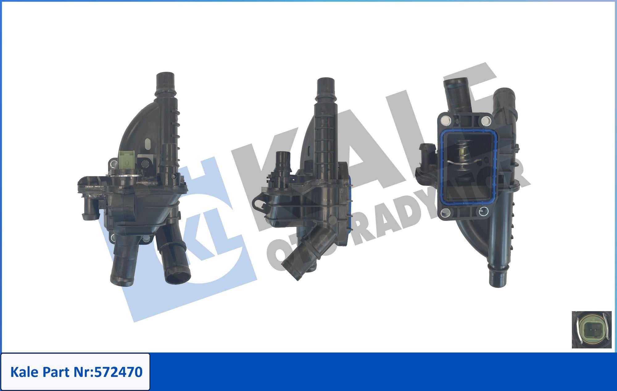 TERMOSTAT C-ELYSEE 12= / 301 12= / PARTNER 08= / 207 06-12 / 1.4HDI-1.6HDI DV4TED-DV6TED KOMPLE CONTALI SENSÖRLÜ 89°C