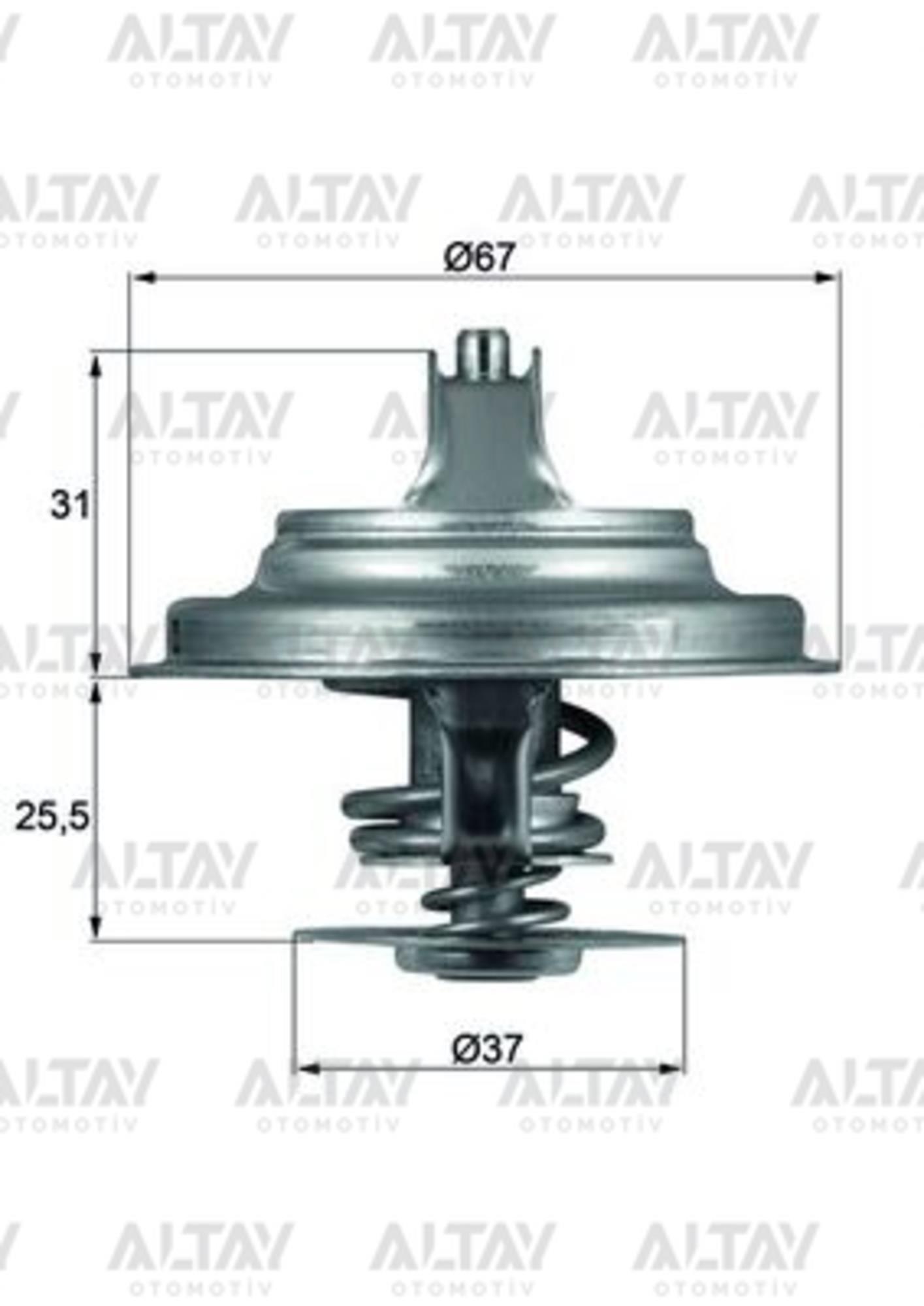 TERMOSTAT TRANSPORTER T4 / LT3535 / CRAFTER 91= AAB-AJA-ACV-AJT-AHD-ANJ-AVR 2.4 D-2.5 TDİ