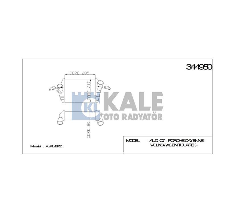 TURBO RADYATÖRÜ (INTERCOOLER) ACCENT 11-14 BLUE / I-20 12-14 / I-30-RIO-CEED 12= / ELANTRA 14-16 DİZEL