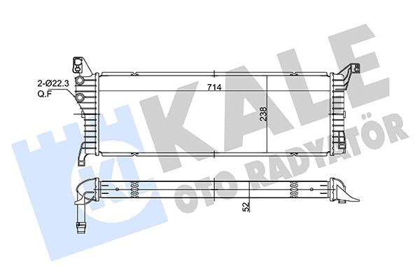 TURBO RADYATÖRÜ (INTERCOOLER) TRANSPORTER 16= CXHA-CXEB 150-204 HP BRAZING