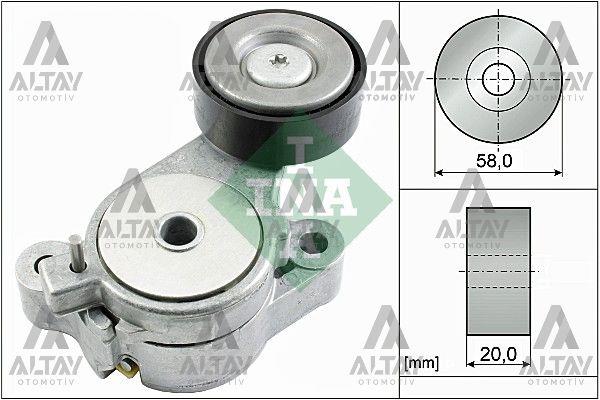 VANTİLATÖR GERGİSİ GOLF5 / JETTA / PASSAT / TİGUAN / A3 04= BLG-BMY-CAVA 1.4 TSİ KOMPLE