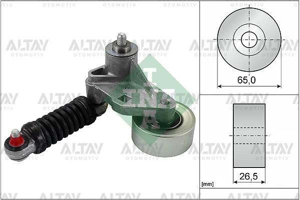 VANTİLETÖR GERGİ 206 1.4i-1.6i-16 16V 98= / XSARA 1.4i-1.6-1.6 16V 97-05 KÜTÜKLÜ