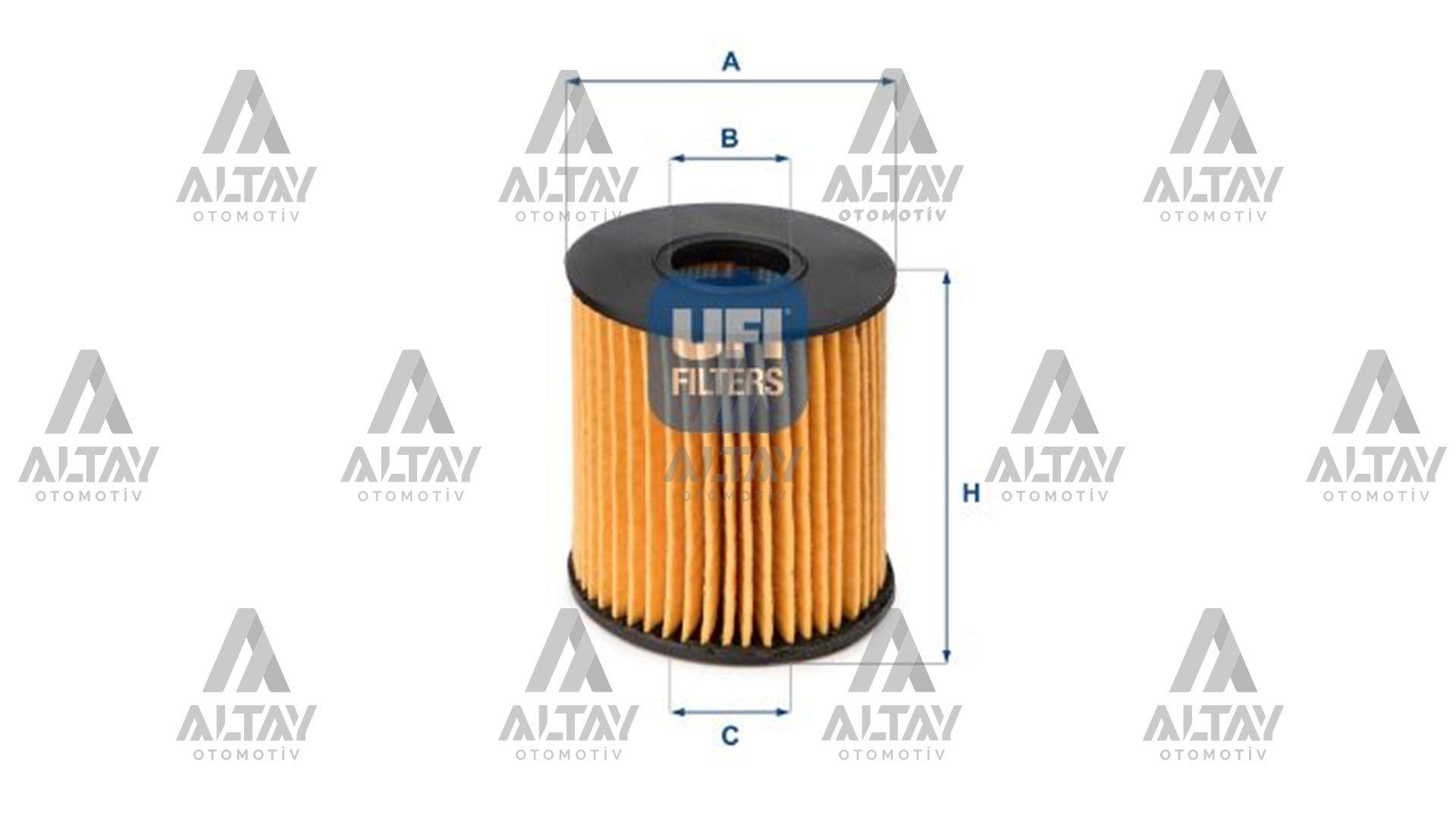 YAĞ FİLTRESİ 207 / 206 / 307 / BOXER III / NEMO / BİPPER / TRANSİT V347 / FIORINO 99= 1.4 16V-1.6 16V-2.2 TDCİ