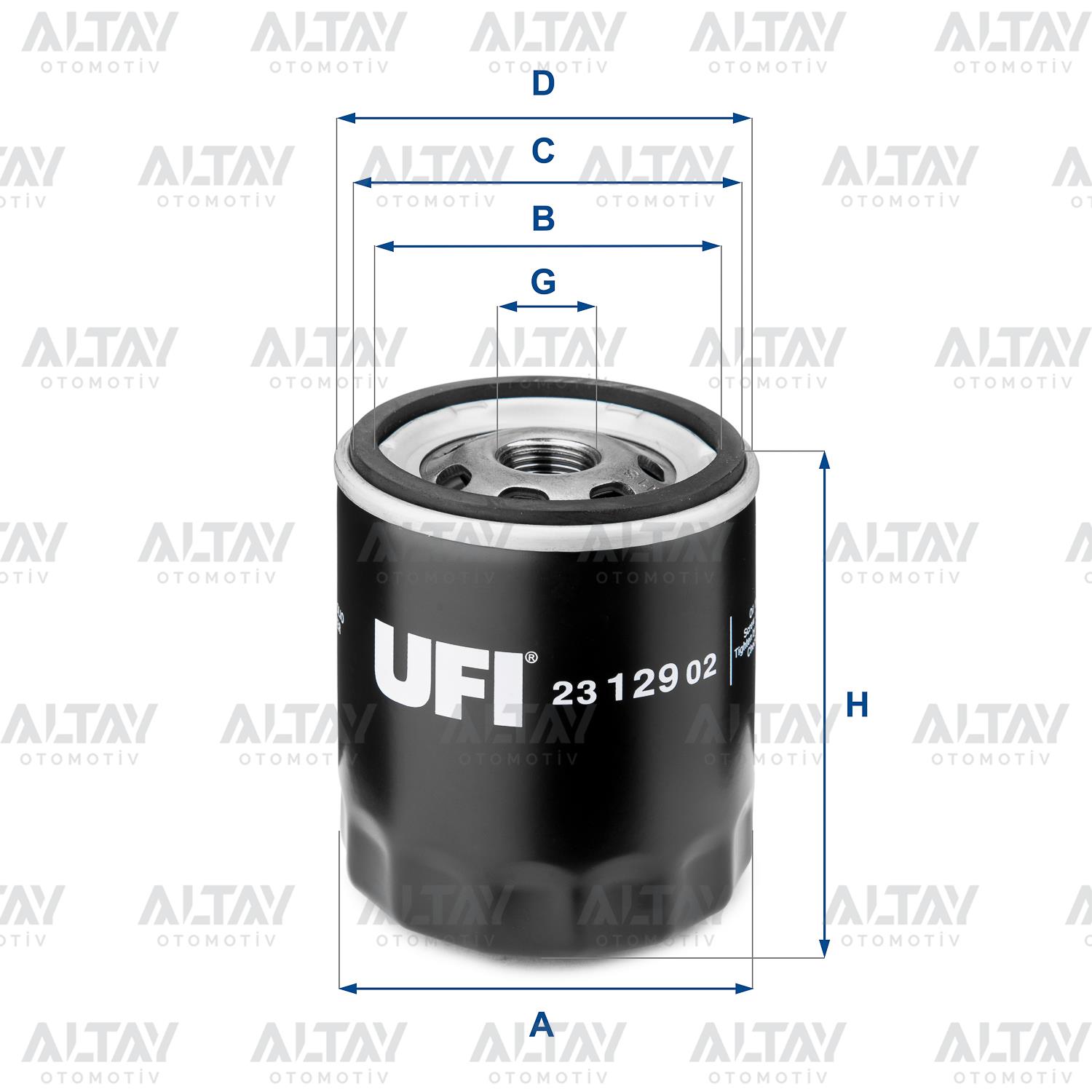 YAĞ FİLTRESİ ASTRA F / ASTRA G / CORSA B / CORSA C / VECTRA B / VECTRA C 96-04 1.4-1.6