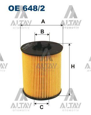 YAĞ FİLTRESİ ASTRA G / ZAFIRA A / VECTRA B 99-01 X18XE1-X18XE-Z18XE