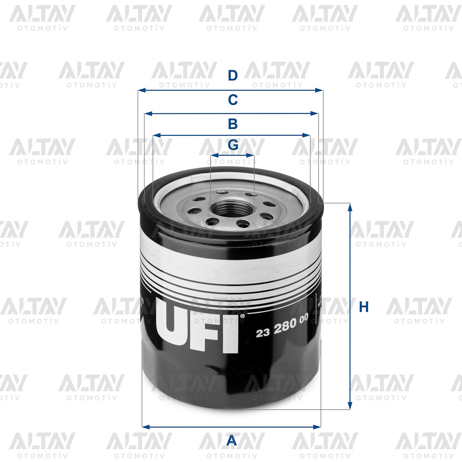 YAĞ FİLTRESİ CONNECT 02-14 1.8TDCI / TRANSİT 92-00 T15 / FOCUS 98-05 1.8TDCI ATOM TİPİ