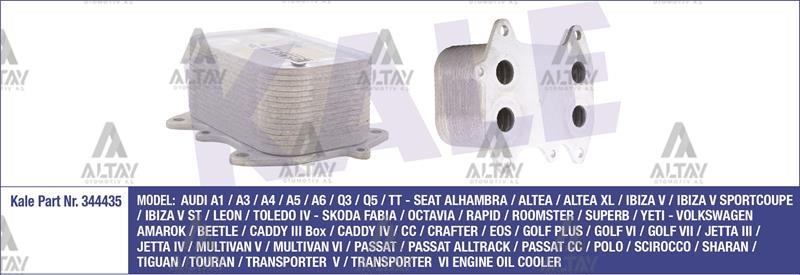 YAG SOGUTUCUSU GOLF6 / POLO / CADDY / CRAFTER / T5 / A3 / LEON 10= CAAB-CAYD-CAYC-CKUB-CAAC-CFWA 1.2 TDI-1.6 TDI-2.0 TDI