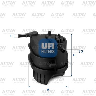 YAKIT FİLTRESİ (MAZOT) 206 / 307 / C2 / C3 / FİESTA 05-15 1.4 HDİ-1.4 TDCİ MÜŞÜRLÜ