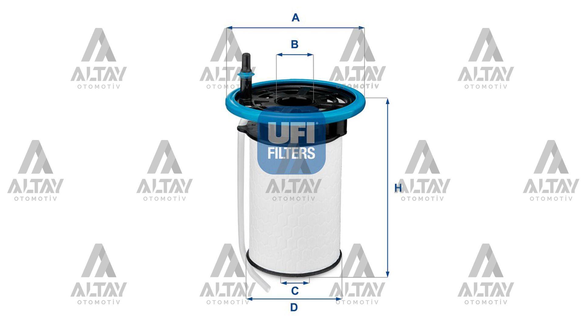 YAKIT FILTRESI (MAZOT) DOBLO 10-19 / DUCATO 11-19 / COMBO D 12= 1.3JTD-1.6JTD-2.3JTD-1.3CDTI-1.6CDTI EURO 5 OEM (ORİJİNAL EQUİPMENT MANUFACTURER)