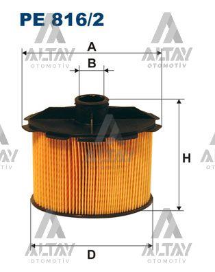 YAKIT FİLTRESİ (MAZOT) PARTNER / BERLINGO / SCUDO 98-07 1.9D DW8