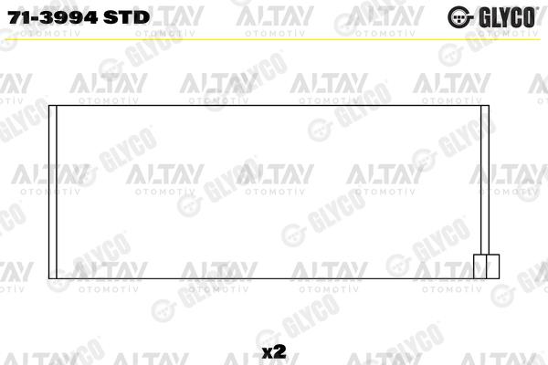 YATAK KOL DOBLO / VECTRA C / ZAFİRA B / ASTRA H / DOBLO II / BRAVO II 1.9JTD (STD)