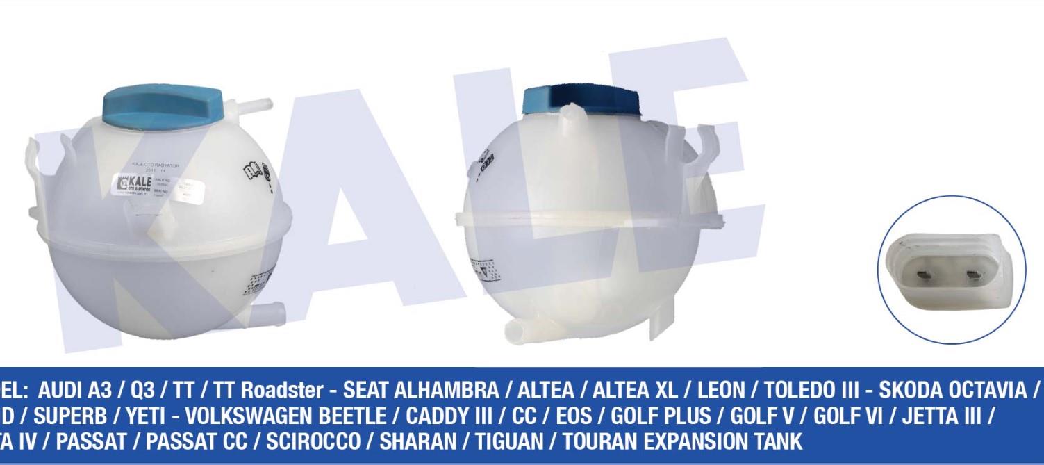 YEDEK SU DEPOSU GOLF5 / GOLF6 / JETTA / PASSAT / CADDY / A3 / LEON 04-12 1.4-1.6-1.9-2.0 (KAPAKLI)