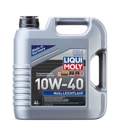 LIQUI MOLY 10W40 Motor Yağı Kısmi Sentetik MoS2'li LEICHTLAUF 4 Litre 