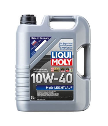 LIQUI MOLY 10W40 Motor Yağı Kısmi Sentetik MoS2'li LEICHTLAUF 5 Litre