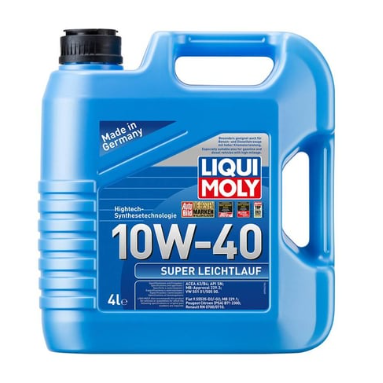 LIQUI MOLY 10W40 Motor Yağı Süper Sentetik SUPER LEICHTLAUF 4 Litre