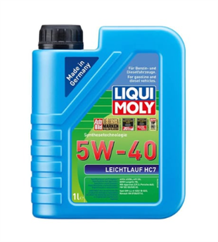 LIQUI MOLY 5W40 Motor Yağı Sentetik LEICHTLAUF HC7 1 Litre