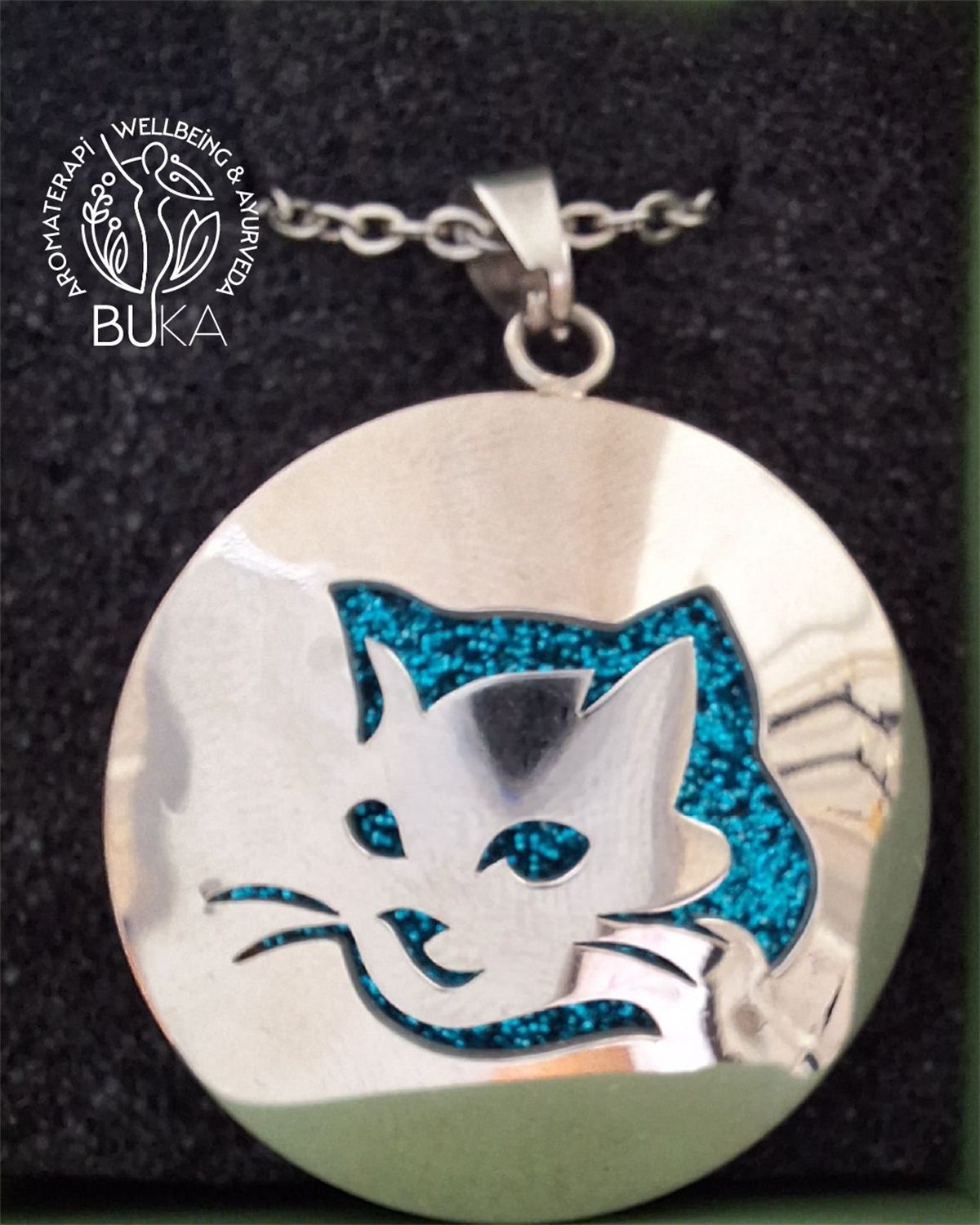 Kedi Aroma Kolye (Büyük Boy)