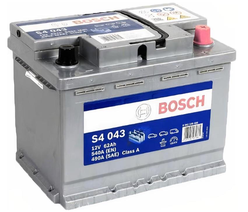 BOSCH AKÜBoschBosch Akü S4 043 62 AhBosch Akü S4 043 62 Ah