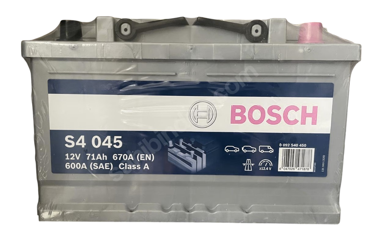 BOSCH AKÜBoschBosch Akü S4 045 71 AhBosch Akü S4 045 71 Ah