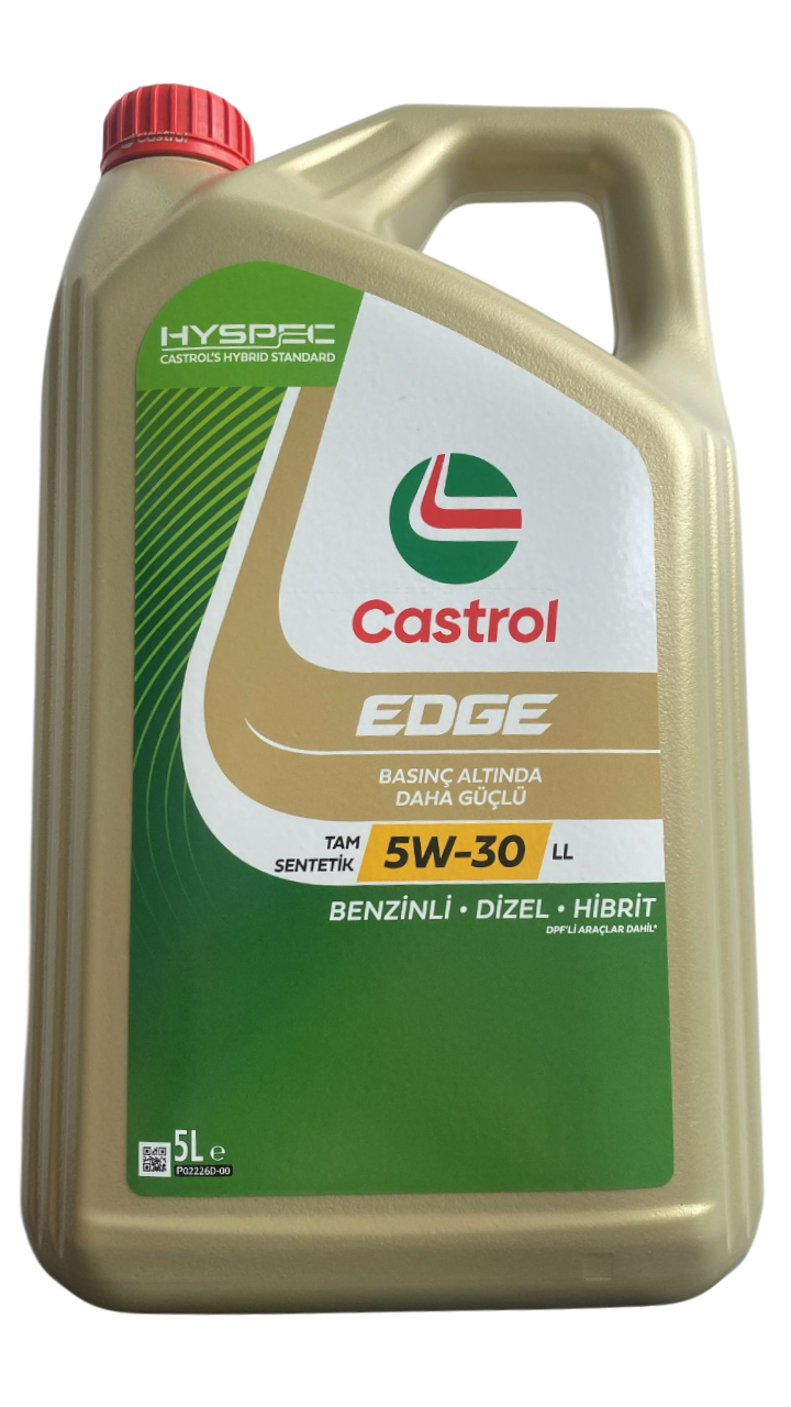 Castrol EdgecastrolCastrol Edge 5W-30 LL 5 Litre Motor YağıCastrol Edge 5W-30 LL 5 Litre Motor Yağı